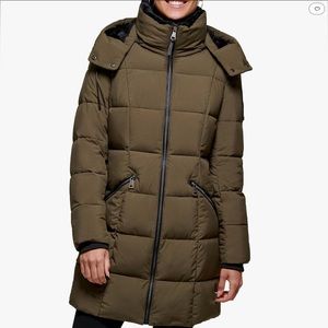 Women’s Green DKNY Puffer